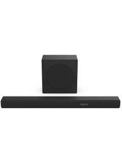 اشتري 3.1 Channel Soundbar With 6.5-inch Wireless Subwoofer,Ezplay,Tv Mode, 3 Full-Range Speakers, 2 Tweeters, 480W Max Audio Power, 5.3 Wireless Bluetooth, Powered By DTS Virtual:X HS3100 Black في الامارات