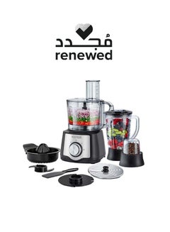 Buy Renewed - 6-in-1 Food Processor 29 Functions (Damaged Box) 600 W FX650-B5 Black/Silver in UAE