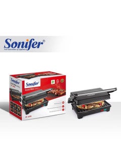 اشتري Sonifer SF-6098 Electric Grill 220-240V-50/60Hz 750W SF-6098 black في مصر