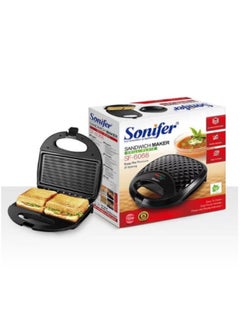 Buy Sonifer SF-6068 Sandwich Maker 750W 750 W SF-6068 black in Egypt