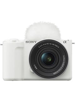 Buy Alpha ZV-E10 II Kit, Body + Lens, APS-C interchangeable-lens vlog camera, With 16-50 mm Lens,  26.0 MP, Exmor CMOS Sensor, White, UAE Model in UAE