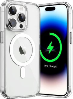 Buy Magsafe Case for iPhone 13 Pro Magsafe Clear Cover Magnetic Wireless Charging Support, Shockproof Protection, Scratch-Resistant Clear in Egypt