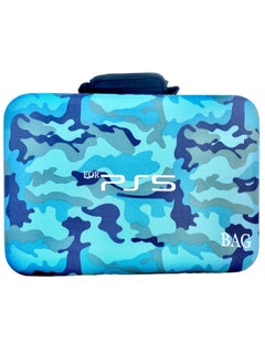 Buy Hard Shell Bag For PlayStation 5 - Camo Blue in Saudi Arabia