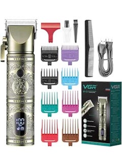 اشتري V-697 Professional Hair Clipper Kit with Digital Display | Rechargeable Li-ion Battery 2000mAh في مصر