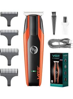 Buy V-999 Professional Rechargeable Cordless Beard Hair Trimmer Kit with Dual Motor, Guide Combs Brush USB Cord for Men, Family or Pets Rechargeable Li-ion Battery 120 minutes Runtime in Egypt