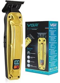 Buy V-904 Professional Hair Clipper, Trimmer for men with DLC Coating Blade, Digital LED Display, Brushless motor, 4 Cutting Combs,250min Runtime,2000mAh Lithium Battery (Gold) in Egypt