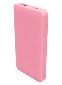 اشتري 10000 mAh Mophie PD Power Bank, 18W USB-C PD Fast Charge, USB Type-A & USB Type-C Interface, Non-Slip, Textured TPU Surfaces, LED Light Indicator Pink في الامارات