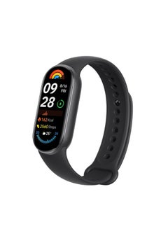 Buy MI Smart Band 9 1.62 inch AMOLED Screen 5ATM Waterproof Smart Watch Mignight Black in Saudi Arabia