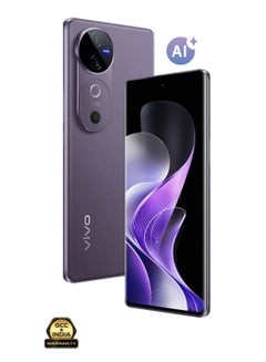 اشتري هاتف V40 5G ثنائي الشريحة بلون Nebula Purple وذاكرة وصول عشوائي سعة 12 جيجابايت ومساحة تخزين 512 جيجابايت - إصدار الشرق الأوسط في السعودية