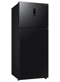 Buy Samsung Refrigerator Top Mounted Freezer No Frost 419 Liter 2 Doors Digital Screen - RT40DG3110BVMR Black in Egypt