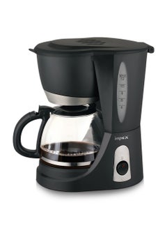 Buy Drip Coffee Maker 1.25L Coffee Machine With 12 Cup Glass Carafe, Removable Funnel And Filter, Keep-Warm And Anti Drip Function, Indicator Light, 1.25 L 800 W CM1912 Black in Saudi Arabia