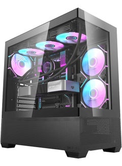 Buy Mama Choice Gaming PC CORE i5-12400F, RTX 4060 8GB, H610M-K, 16GB 3200MHz RAM, 500GB SSD , 700W PSU, 120mm Air Cooler Black in UAE