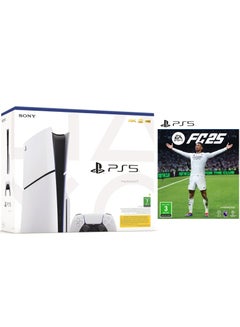 Buy PlayStation 5 Slim Disc Console With EA FC 25 - KSA Version in Saudi Arabia