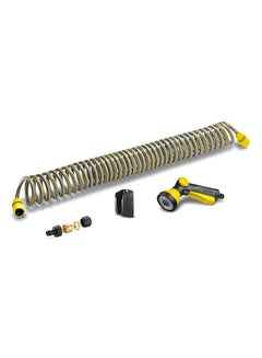 اشتري Karcher Spiral Hose Set For Gardening, 10 Mts, 26451780 Yellow & Cream في الامارات