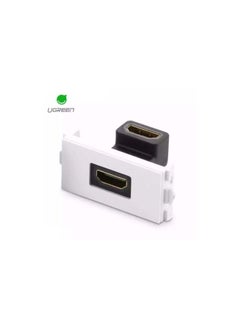 اشتري UGREEN HDMI Socket Panel (White) white في مصر