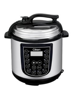 Buy Electric Pressure Cooker, Multi Functional Pressure Cooker, Faster Cooking & Energy Efficient - 6 L 1000 W CK2720 Black/Silver in Saudi Arabia