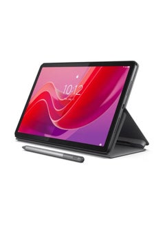 Buy M11 Tab 11-Inch 8GB RAM 128GB Wifi With Folio Case & Lenovo Pen - Luna Grey - Middle East Version in Saudi Arabia