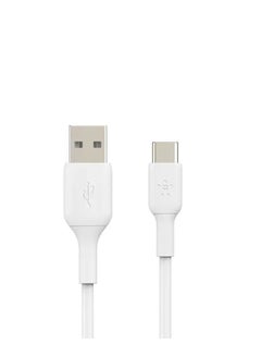 اشتري Charging Cable USB A To Type-C 1M, Fast Charging Cable, Charge And Sync Cord, USB-IF Certified - White في الامارات