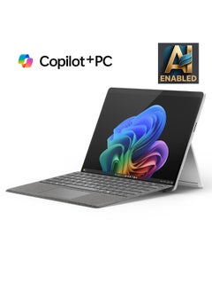 Buy Surface Pro 11 Copilot+ PC Laptop With 13-Inch Display, Qualcomm Snapdragon X Elite Processor/16GB RAM/512GB SSD/Qualcomm Adreno Graphics/Windows 11 English/Arabic PLATINUM in UAE