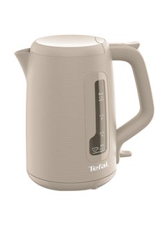 اشتري TEFAL Morning Kettle | One-Cup Indicator | One-Handed Opening | Easy to Clean | Removable Anti-Scale Filter | 360° Rotational Base |  Auto-Off | 1.7 L 2400 W KO2M0B27 Fair Grey في السعودية