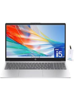 Buy 15.6" Laptop, 13th Gen Intel Core i5-1335U Processor, 32GB RAM, 1TB SSD, FHD Anti-Glare Display, Webcam, Numeric Keypad, Wi-Fi, Bluetooth, HDMI, Windows 11 Home, 32GB USB Card English Silver in UAE