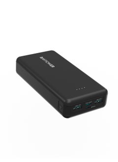 Buy 20000 mAh RP-PB1216 15W 4-Port Power Bank Black in Saudi Arabia