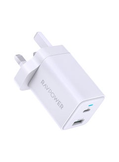 اشتري RP-PC170 PD Pioneer 30W 2-Port Wall Charger White في السعودية