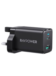 اشتري RP-PC171 PD Pioneer 45W 2-Port Wall Charger UK Black في السعودية