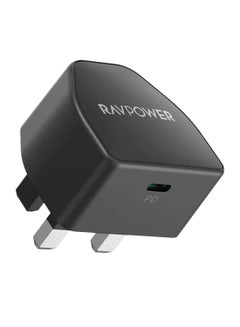 Buy RP-PC1041 PD 20W Wall Charger With One Type C Port Black in Saudi Arabia