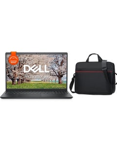 اشتري 2024 Inspiron 3530 Think & Light Laptop With 15.6-Inch Display Touch Screen, Core i5 Processor/16GB RAM/512 GB SSD/Intel Iris XE Graphics/Windows 11 + Bag English/Arabic Black في الامارات