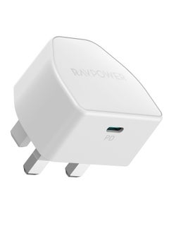 Buy RP-PC1041 PD 20W Wall Charger With One Type C Port White in Saudi Arabia