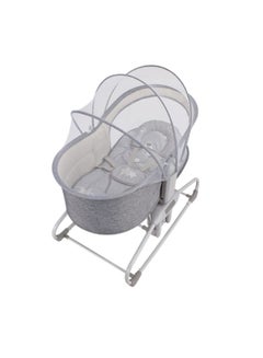 اشتري 4-in-1 Multifunctional Bassinet with Auto Swing and Mosquito Net - Model 3087 في مصر