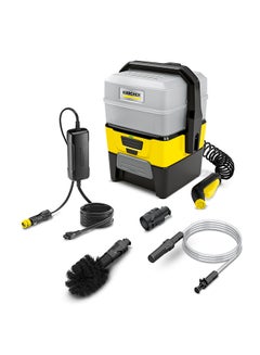 Buy Portable Mobile Cleaner, 7L, Rechargeable, For Camping, Car, Pet, Shattaf, Shower, Bike, Multipurpose Karcher OC 3 Plus Yellow & Black in UAE