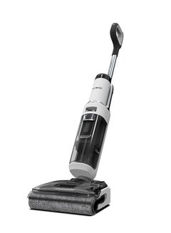 Buy Floor One S6 Stretch Wet and Dry Cordless Vacuum Cleaner and Mop with 180 Degree Lay Flat Design, with Triple Edge cleaning, iLoop Smart Sensor Technology with FlashDry Self Cleaning 0.8 L 220 W FW401400UK White Titanium in UAE