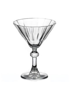 Buy Diamond Martini Glass Set Of 6 Clear in Egypt