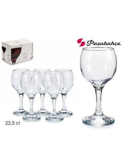 Buy Bistro Red Wine Glasses Set Of 6 Clear in Egypt