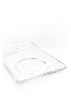 Buy Elysia Tea Plates Set Of 2 Clear in Egypt