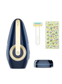 Buy T17 Laser Hair Removal, Ice Cooling At-Home Laser Epilator, Mini Portable Wholebody Hair Remover Machine for Women Men(With Disinfection Base) in UAE