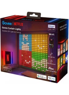 اشتري Netflix RGBIC Indoor Curtain Lights with 400 LED, 20000 Hrs For LED Lights, Hands-Free Control By App, Supports Alexa & Google Assistant, 1.5mx1.5m Size | H70BCBA1 في الامارات