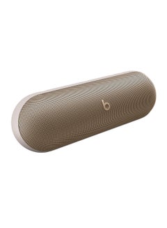 اشتري Pill – Wireless Bluetooth Speaker and Portable Charger via USB-C – Up to 24 Hours Battery Life, IP67 Water Resistant, Apple & Android Compatible, Built-in Microphone Champagne Gold في الامارات