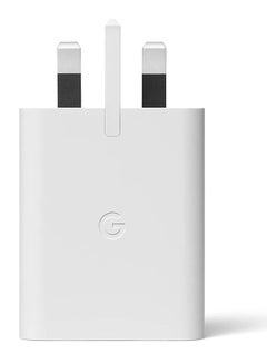 اشتري 30W USB-C Charger Compatible with Google Products and Other USB-C Devices Fast Charging Pixel Phone Charger White في الامارات