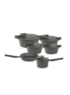 Buy 11 Piece Cookware Set Artisan Grey in Egypt