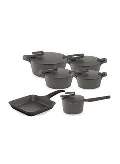 Buy 11 Piece Cookware Set Artisan Grey in Egypt