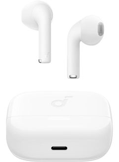 اشتري Soundcore K20i by Anker, Semi-in-Ear Earbuds, Bluetooth Wireless, 36H Playtime, Fast Charge, Clear Sound, Comfortable Fit, ENC 2-Mic Clear Calls, Custom EQ, IPX5, Bluetooth 5.3, App Control White في مصر