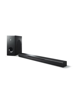 اشتري Yamaha Musiccast Bar 400 Sound Bar With Wireless Subwoofer, Alexa Connectivity - Black - YAS408 YAS408 Black في السعودية