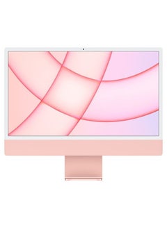 اشتري iMac AIO With 24-Inch Display, M1 Chip 8-core GPU Processor/8GB RAM/512GB SSD/macOS Big Sur English Pink في الامارات