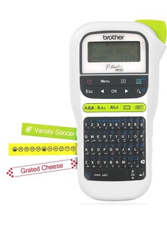 Buy PT-H110 P-Touch Portable Label Maker Handheld Labelling Machine white in UAE