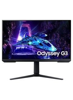 Buy 27 inch Odyssey G3 G30D Gaming Monitor (1920x1080) FHD With 180Hz Refresh Rate, 1ms Response Time, Virtual Aim point, Black Equalizer, Eye Saver Mode, 3 side borderless, x2 HDMI & AMD FreeSync, HAS(Tilt, Swivel, Pivot) | LS27DG302EMXUE Black in UAE