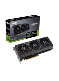 Buy Prime GeForce RTX 4070 SUPER OC Graphics Card, 12GB GDDR6X 192-bit Memory, 2550 MHz Boost Clock, 21 Gbps Memory Speed, 7168 CUDA, PCI Express 4.0, 1*HDMI 2.1, 3*DP 1.4a, SFF Ready Black in UAE