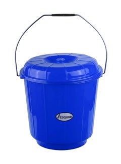 اشتري Esqube Oasis Bucket With Lid Blue 5Liters في الامارات